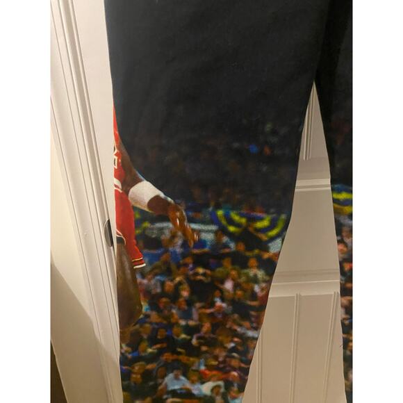 Air Jordan Shot Challenge Print Black Denim Straight Leg Jeans 30x28 - Picture 7 of 11